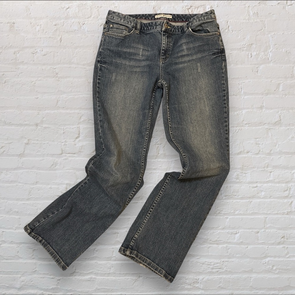 Tommy Hilfiger Y2K Medium Wash Vintage Relaxed Flare Jeans Size 12